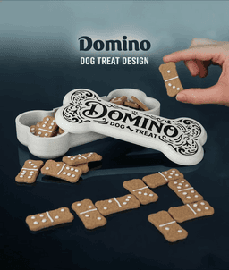 Domino — Dog Treat Edition 3d model