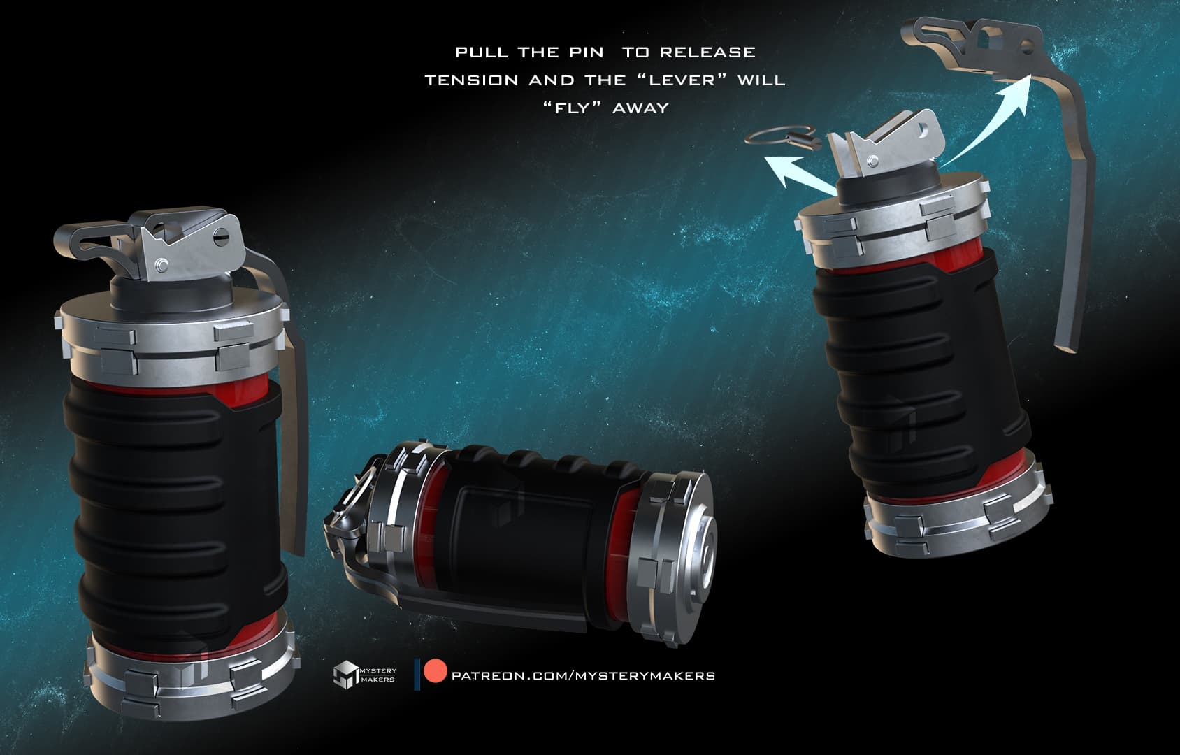 G12 High expl 3d model