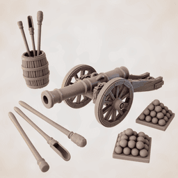 Cannon 3d model