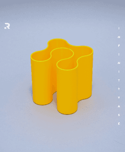 Infinity Vase (No Support)- Modular Vase System *by RNDM3D* 3d model