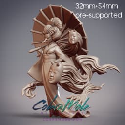 Tengu Spirit Binder - Daranibo, Daitengu Zuijin (Pre-Supported) 3d model