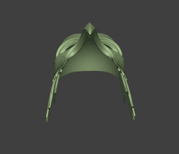 Horus Feathered Falcon Mask 3d model