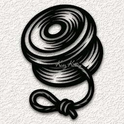 yoyo toy wall art home decor 3d model