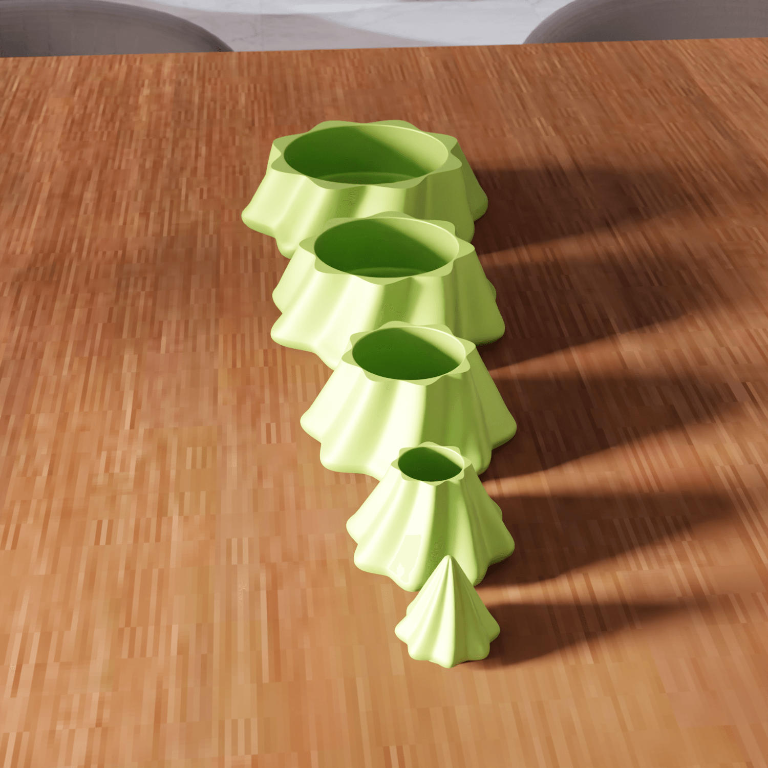 Modular Christmas Tree Storage Box 3d model