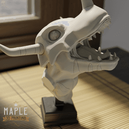 Greymon Bust - Digimon 3d model