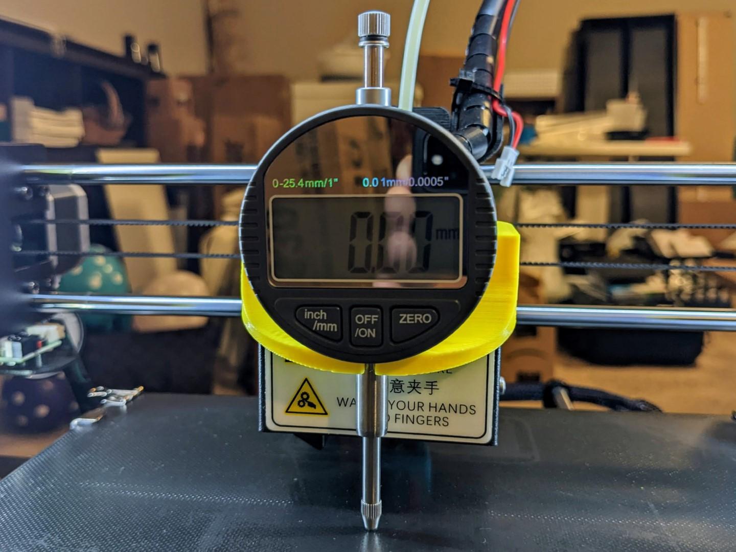Magnetic Dial Indicator Mount for Anycubic Mega Hotend Housing 3d model