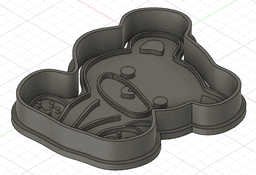 Baby's first Teddy Bear Cookie Cutter.stl 3d model