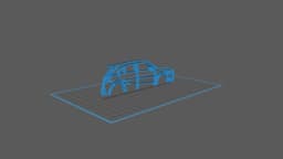 Mercedes - A35 AMG Wall Art 3d model