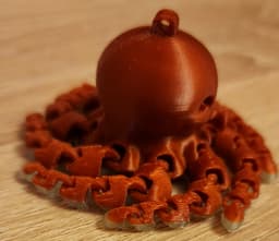 Octopus keychain 3d model
