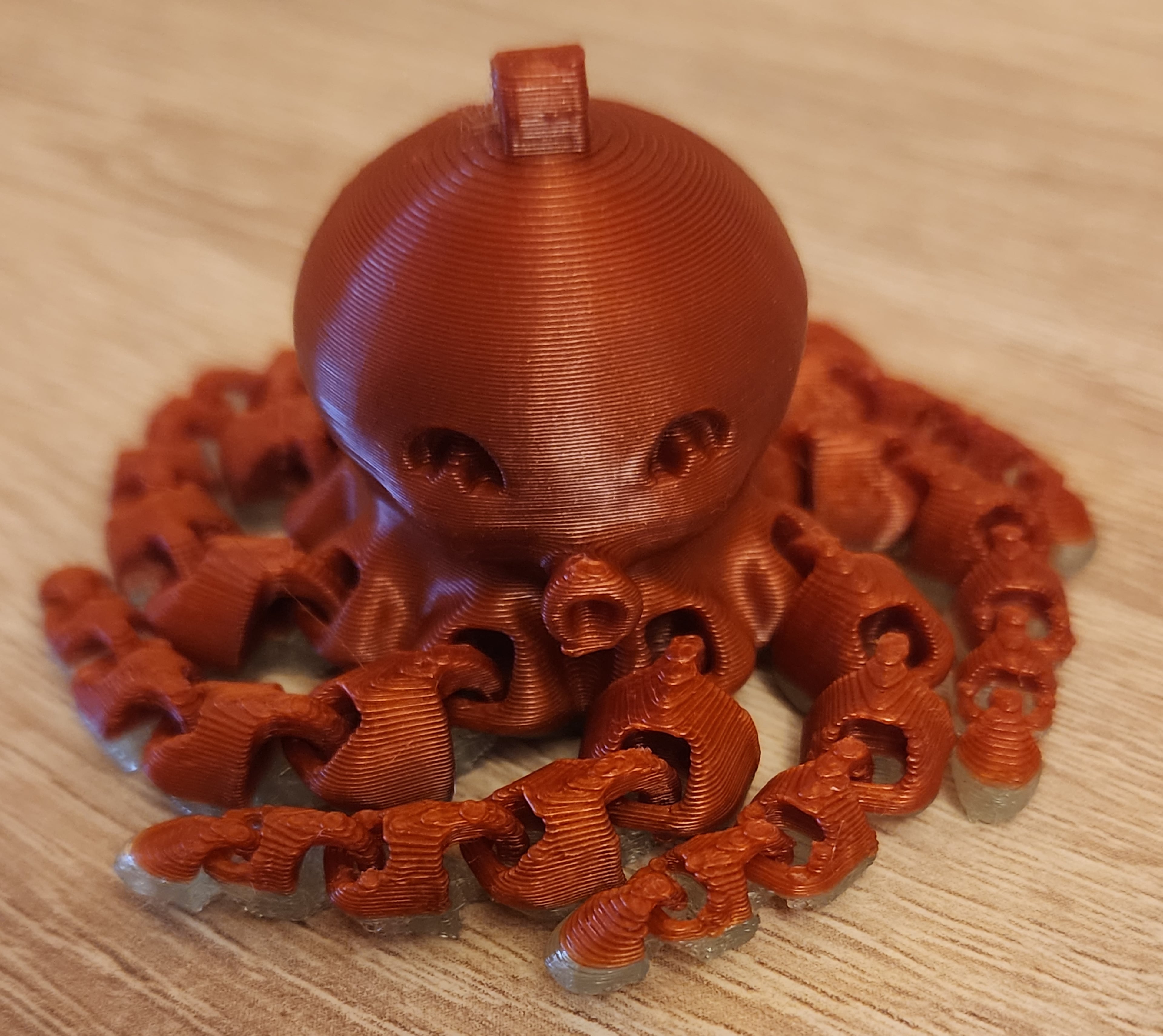 Octopus keychain 3d model