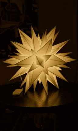 Crystal Star Christmas Lamp 3d model