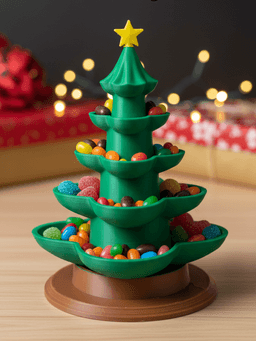 Christmas Tree Candy Holder & Dispenser 3d model