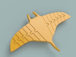 Flexi Articulated Manta Ray 3d model