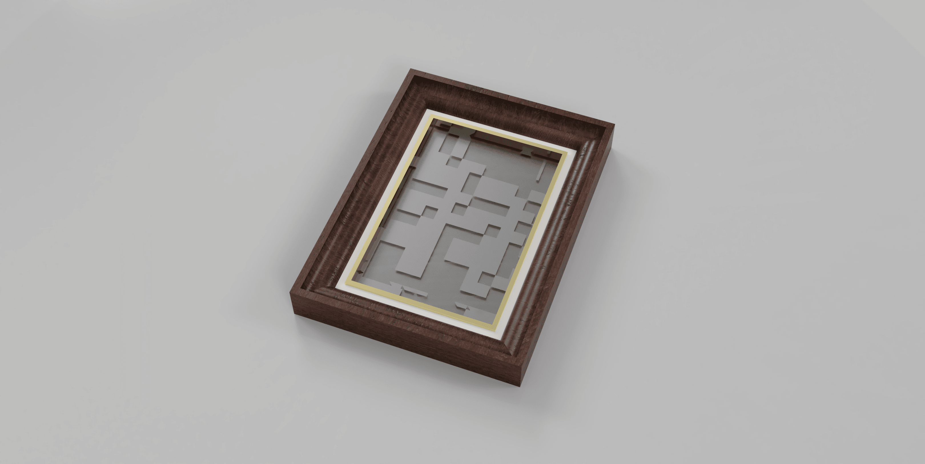 Classic Picture Frame 150mm x 100mm 3d model