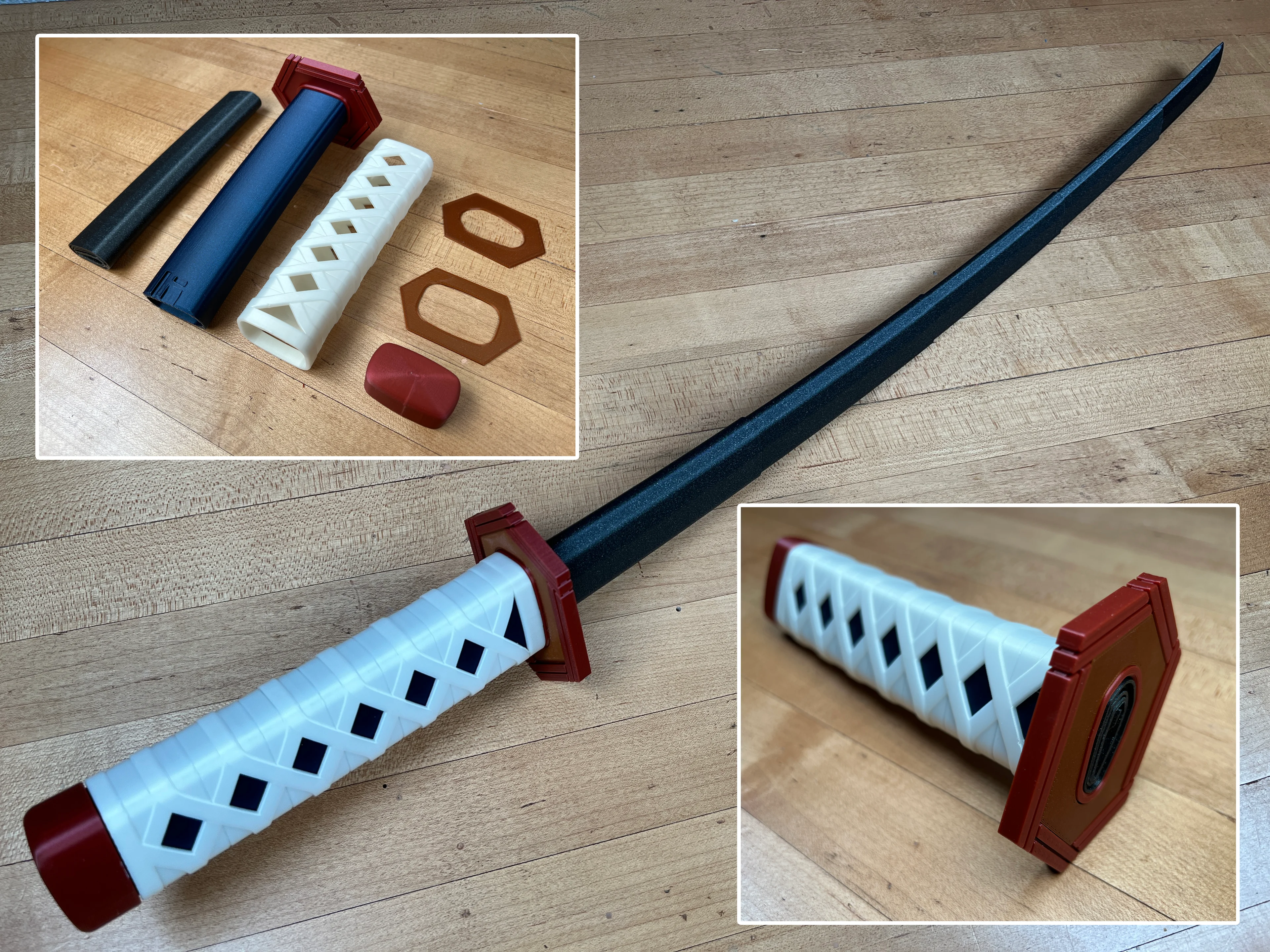 Giyu's Collapsing Katana 3d model