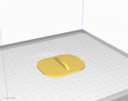STREAMER DOOR PLATE - ON AND OFF 3d model