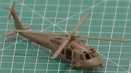 UH-60 Blackhawk Military Helicopter 3D Print Model 3d model