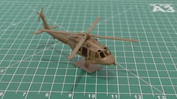 UH-60 Blackhawk Military Helicopter 3D Print Model 3d model