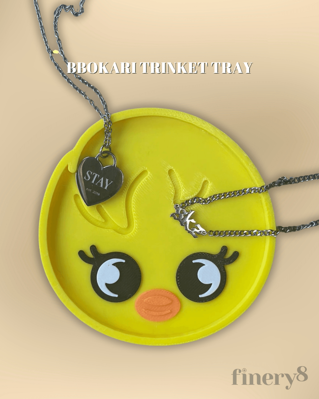 BbokAri Trinket Tray SKZOO Cute Desk Organiser 3d model