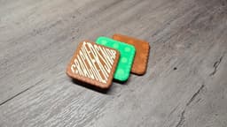Snapcracker Crackersnap 3-Part Magnetic Pocket Fidget Toy – With Satisfying Click Sound! 3d model