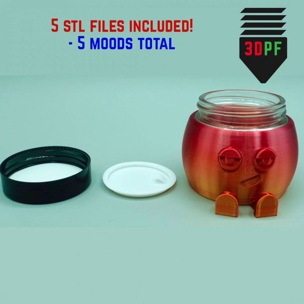 Chill Buddy 2oz Glass Jar 3d model