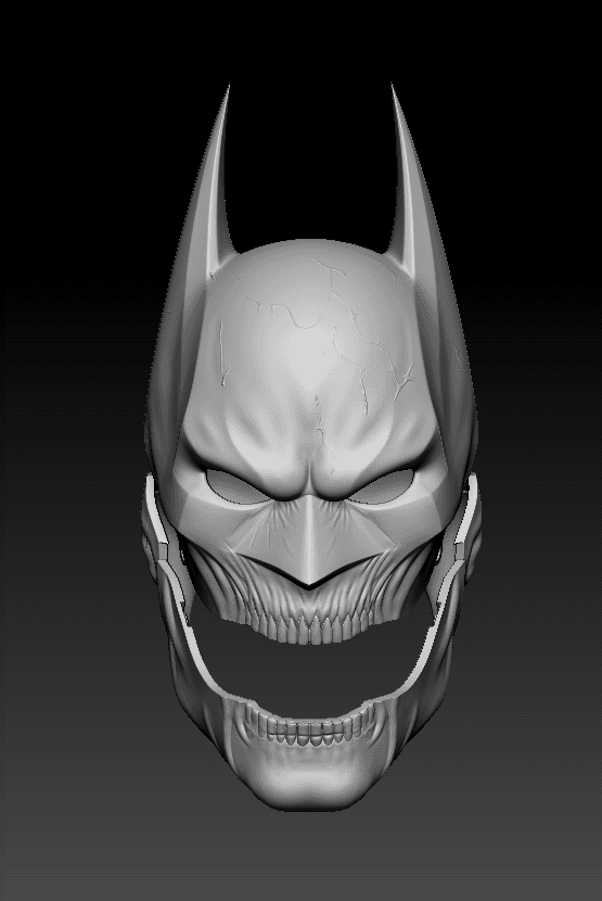 Zombie Batman 3d model