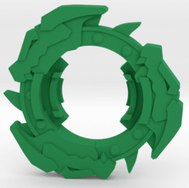 BEYBLADE NIGHTMARE TYRANNO | COMPLETE | NIGHTMARE SERIES 3d model