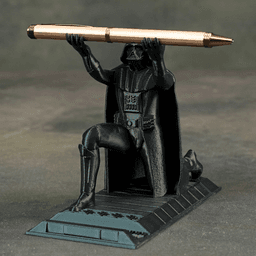 Darth Vader Pen and Phone Holder 3d model