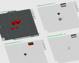 Serev3D Props Addon Pack - Love Edition (Ghosts, Spiders & Minis, STL/3MF, No Supports) 3d model