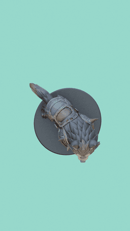 Chibi Dire-Wolf Cub Sovereign Chibi Beasts" Collection 3d model
