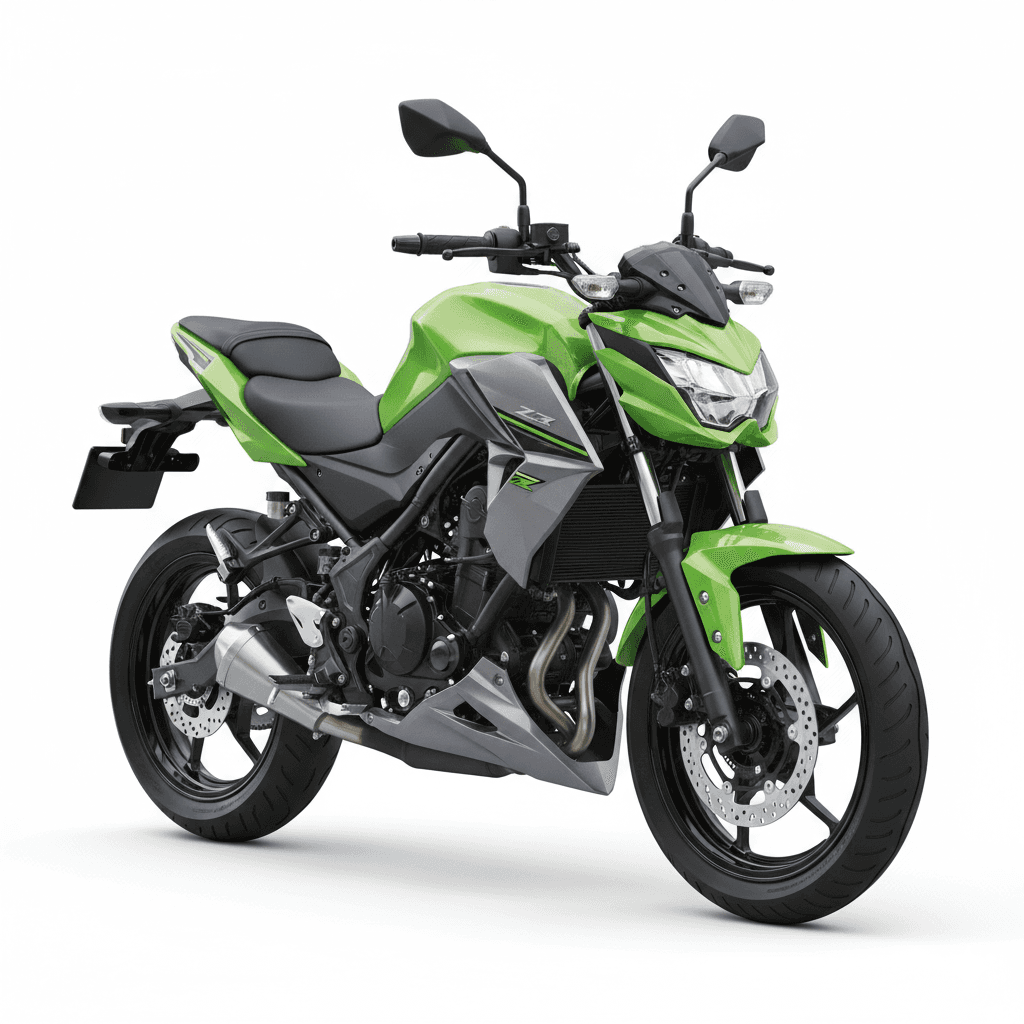 Kawasaki Z125 Urban Naked Motorcycle 3d model