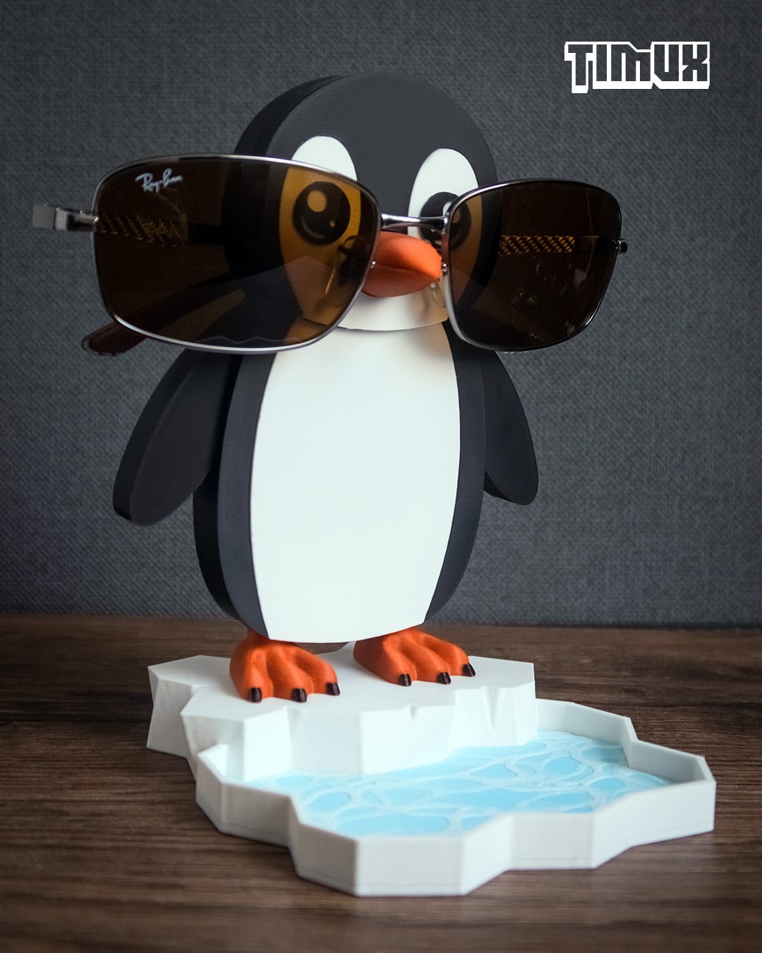 PENGUIN GLASSES HOLDER 3d model