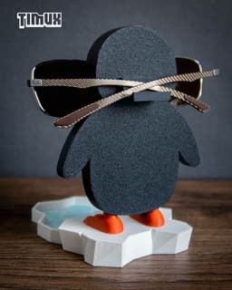 PENGUIN GLASSES HOLDER 3d model