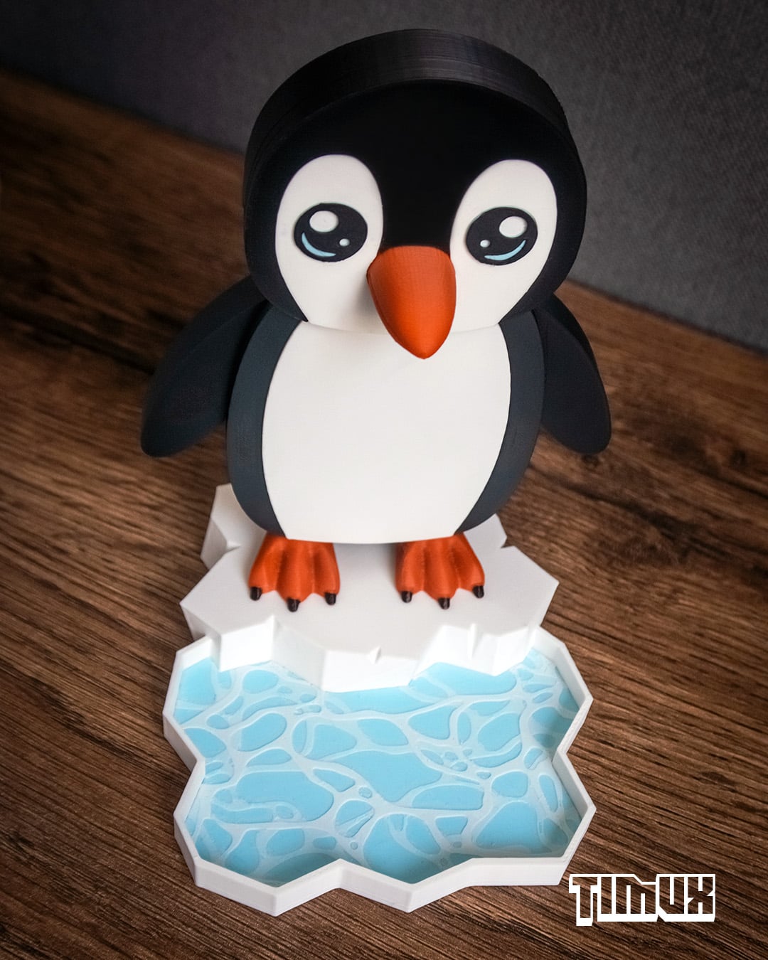 PENGUIN GLASSES HOLDER 3d model