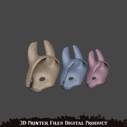 Huntress Cosplay Mask Dead by Daylight 3d model