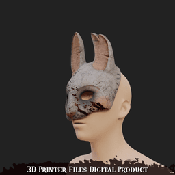 Huntress Cosplay Mask Dead by Daylight 3d model