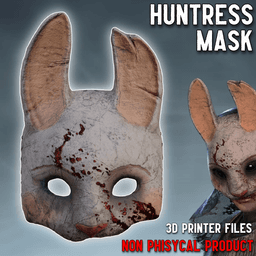 Huntress Cosplay Mask Dead by Daylight 3d model