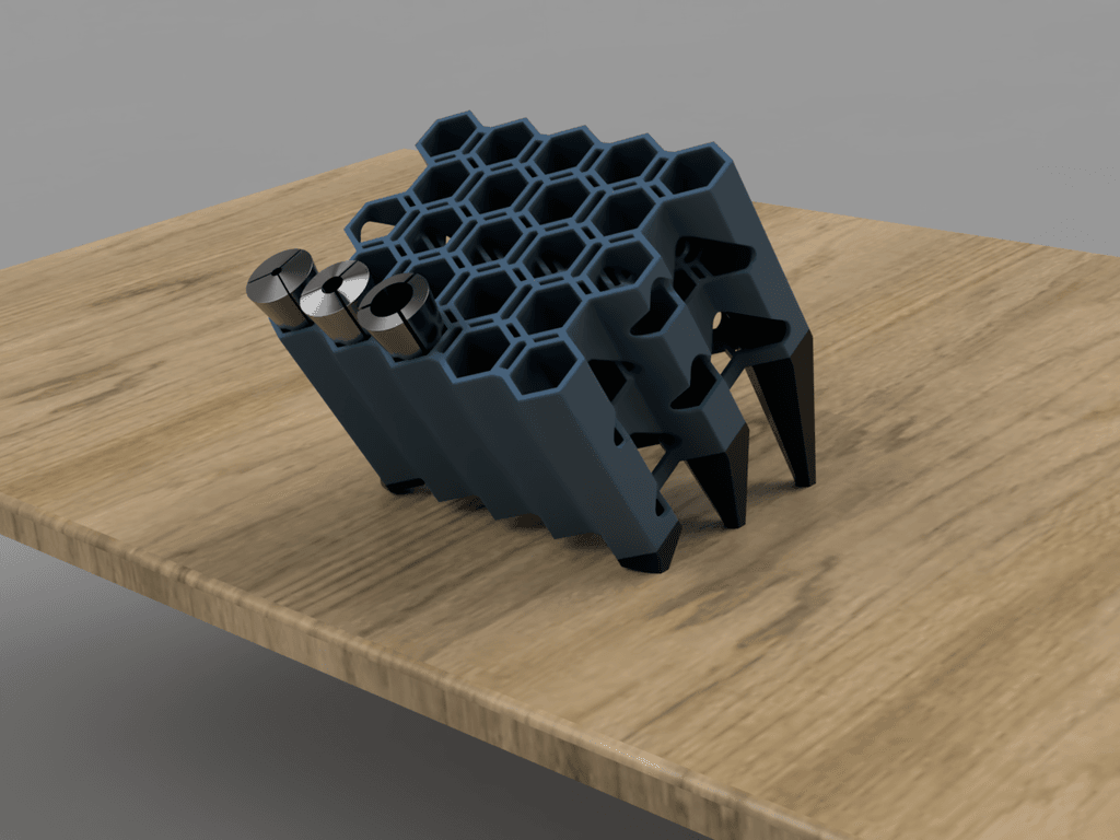 R8 Collet Holder Stand 3d model