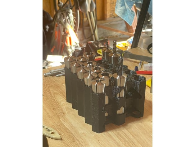 R8 Collet Holder Stand 3d model