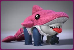Jeff the Shark Dolphin 3d model