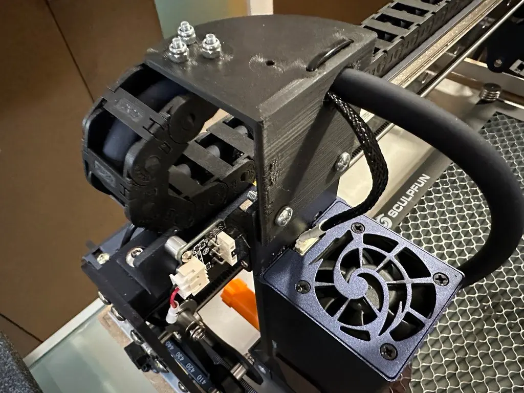 Sculpfun S30 dragchain fix 3d model