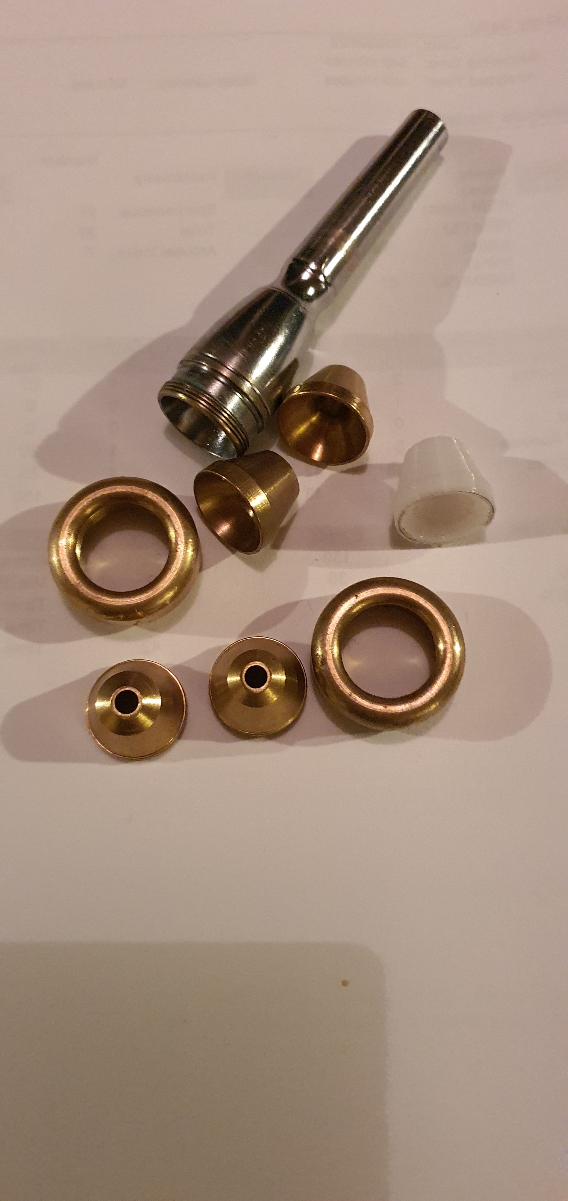 Trumpet MP Adaptor for Multipiece Mouthpiece 3d model