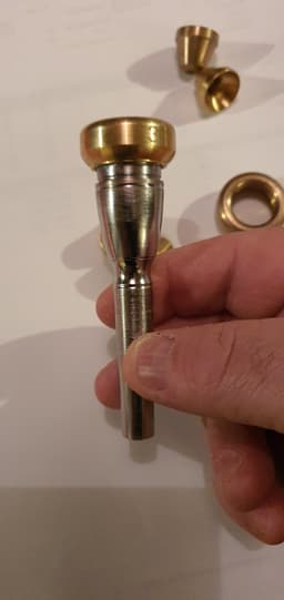 Trumpet MP Adaptor for Multipiece Mouthpiece 3d model