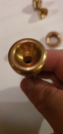 Trumpet MP Adaptor for Multipiece Mouthpiece 3d model