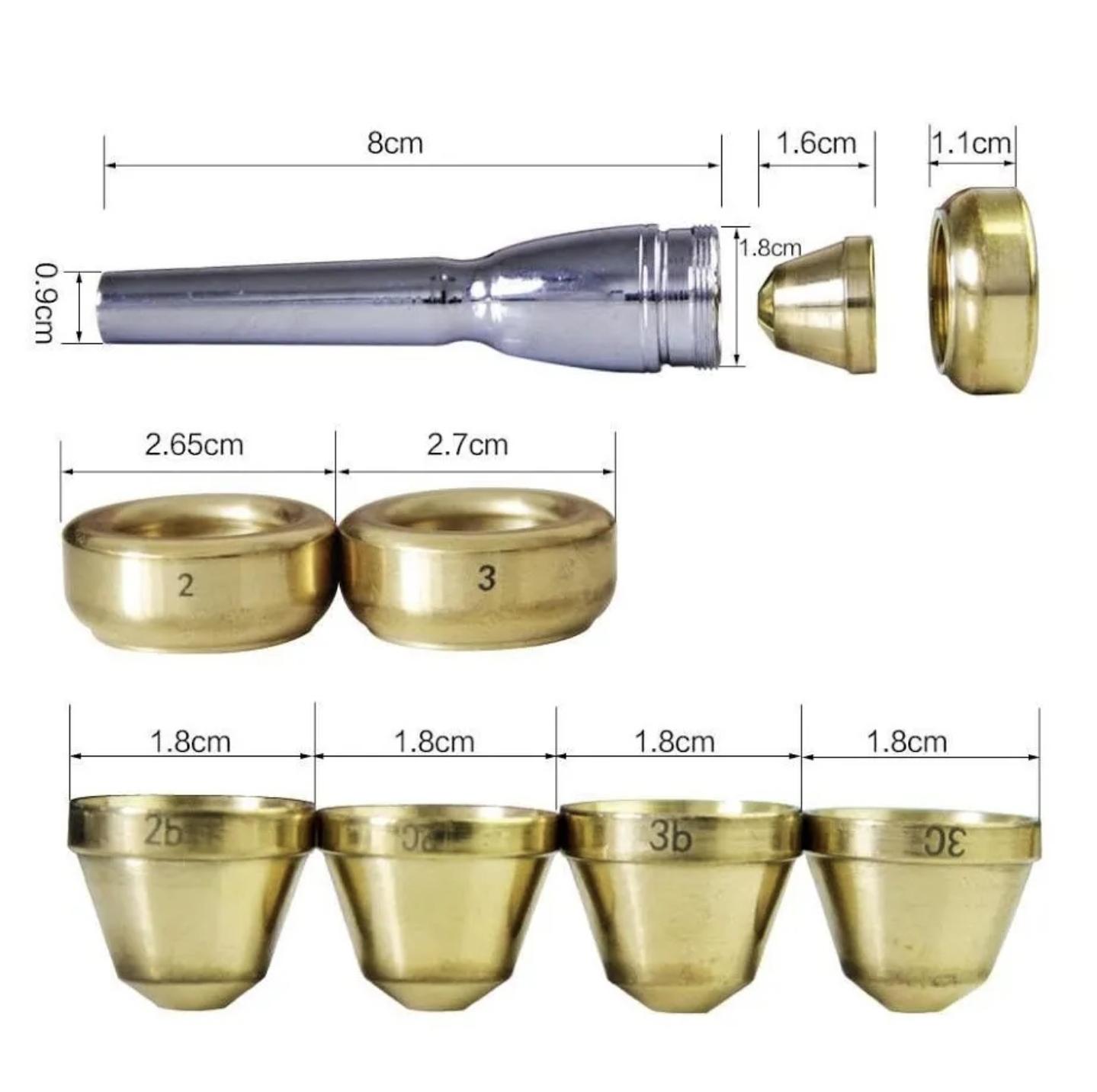 Trumpet MP Adaptor for Multipiece Mouthpiece 3d model