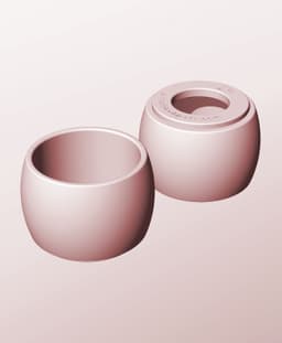 CR68-55-P Stacking pierced component box bin for makers 3d model