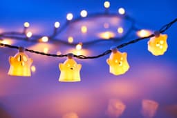 Cute Ghosts for String Fairy Lights 3d model