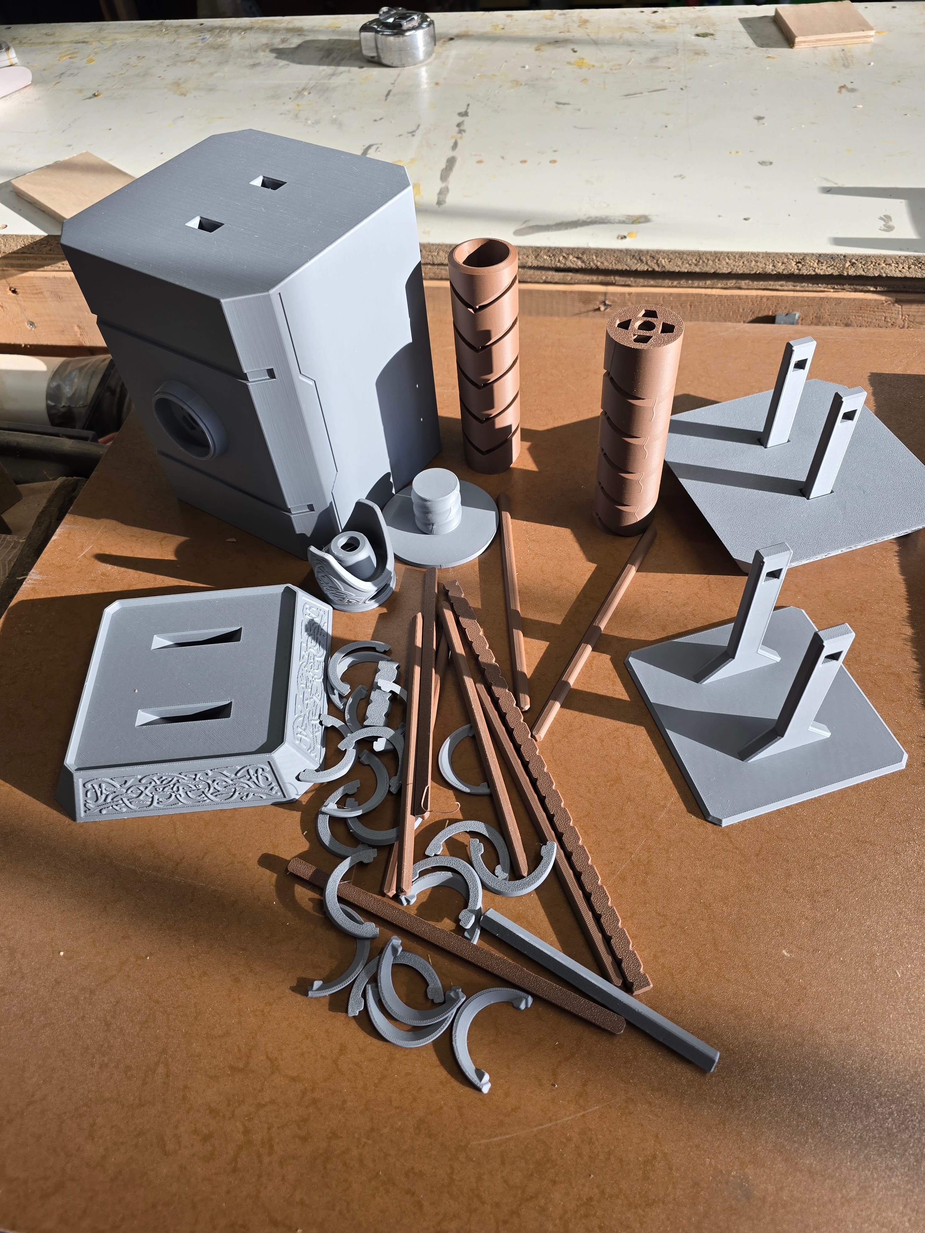 Craelity K2 Plus (not on the drop down).
Printed as per KK instructions with Polylaker Matte PLA