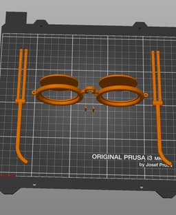 Mizu’s glasses – Blue Eye Samurai 3d model