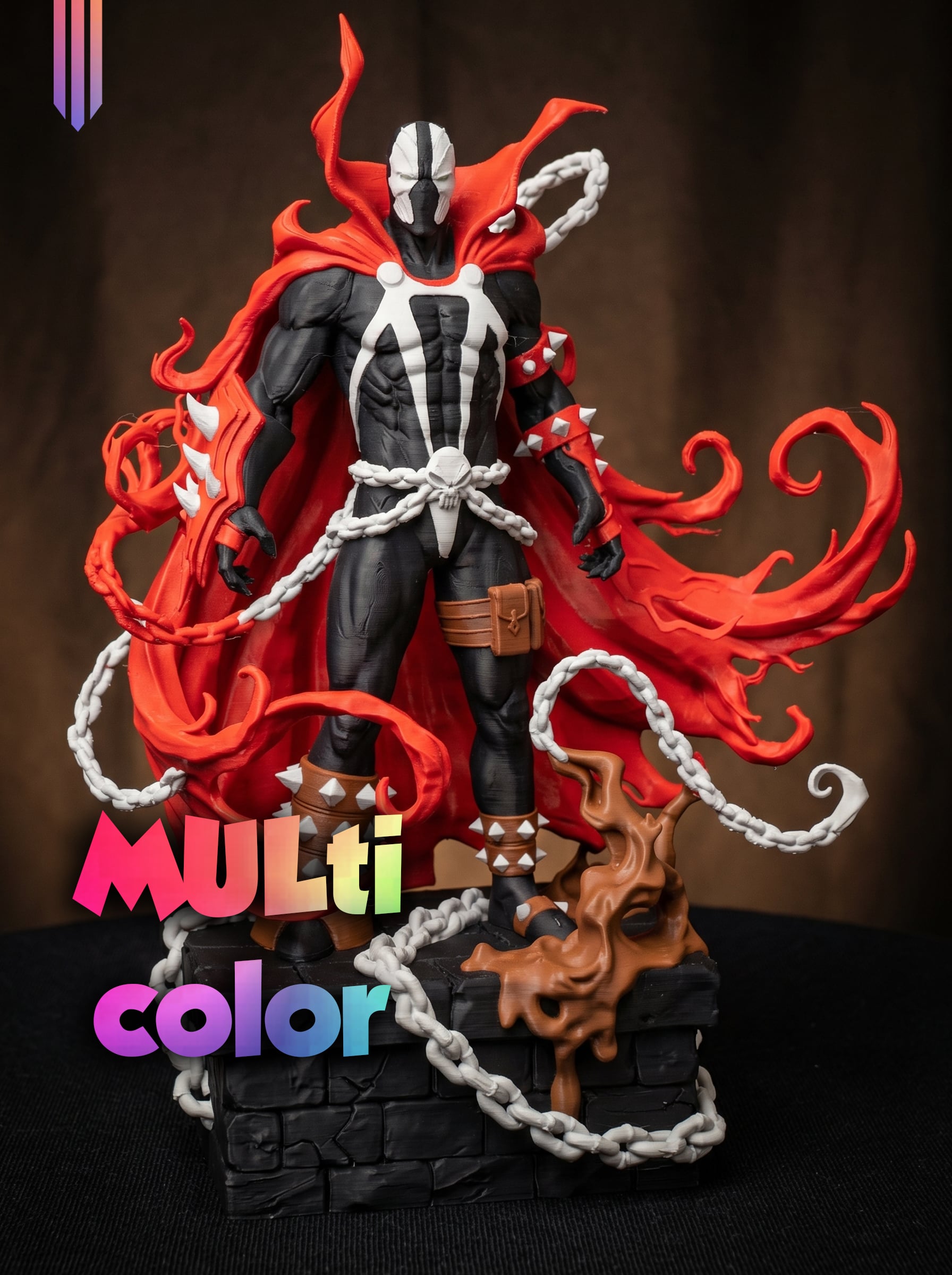 Spawn Figure 3MF | Comic Hero Multi-Color | FDM 3d model